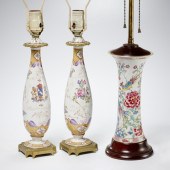 CHINESE EXPORT STYLE LAMPS, PA