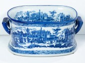CHINESE EXPORT STYLE LARGE BLU
