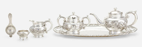 Chinese Export. three-piece tea
