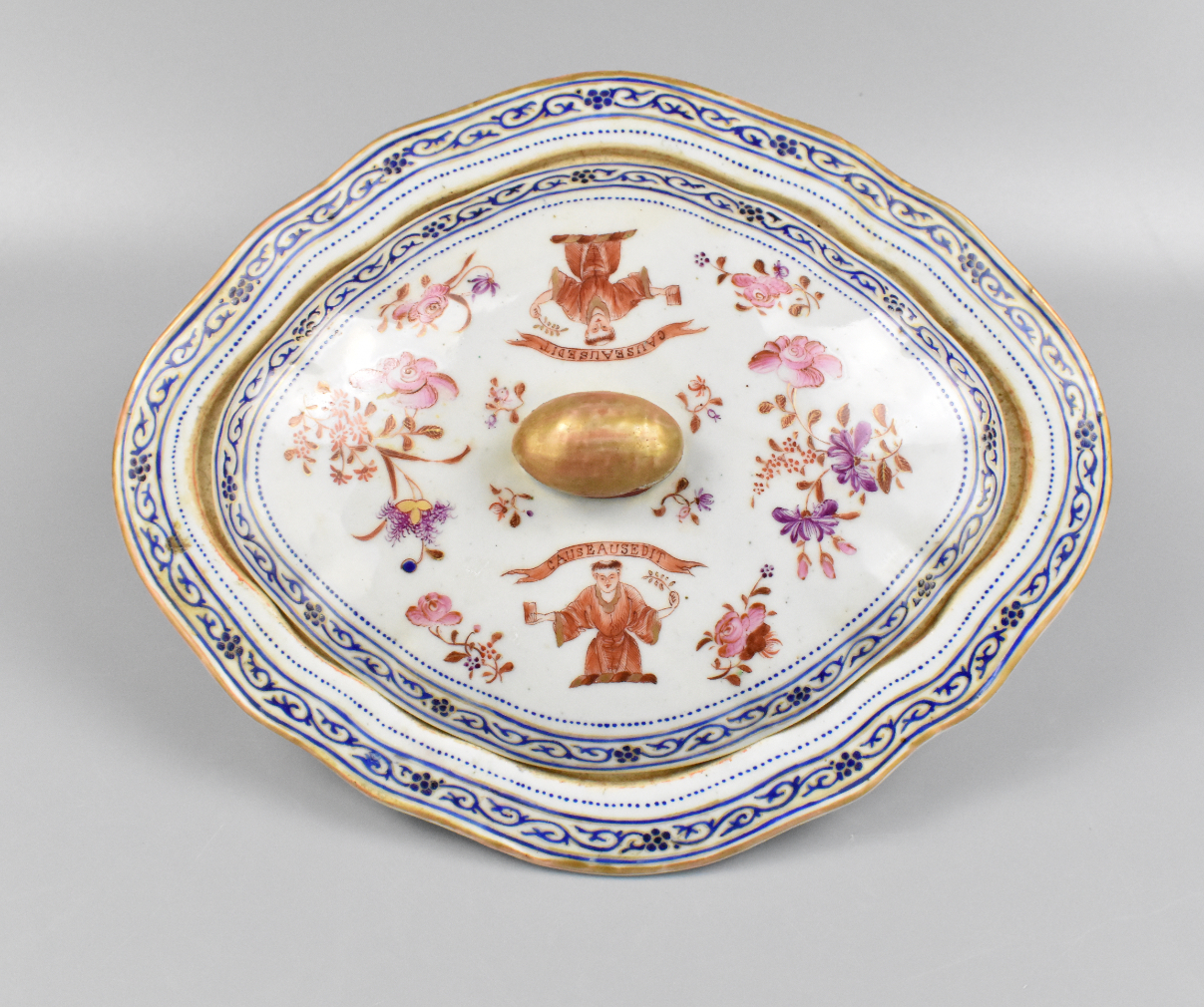 CHINESE EXPORT TUREEN & COVER, 18TH