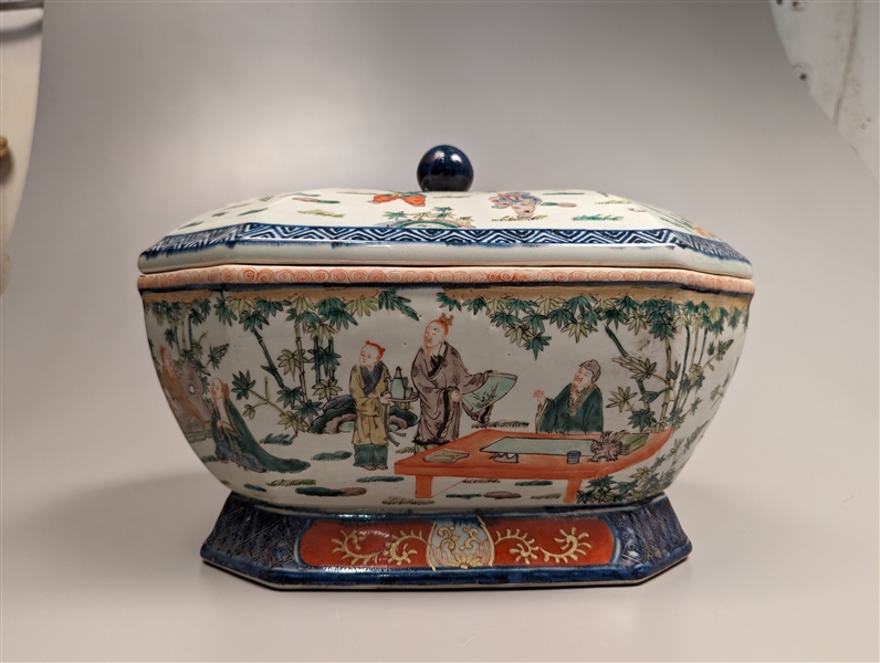 Chinese Export-type, enameled