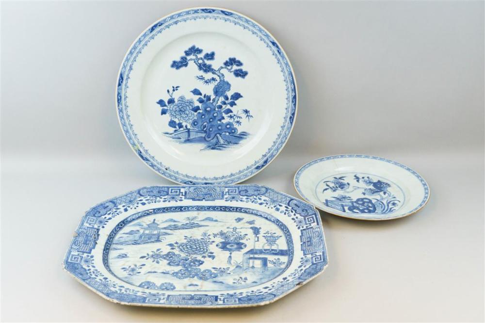 CHINESE EXPORT UNDERGLAZE BLUE