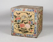 CHINESE EXPORT WOOD TEA BOXChi