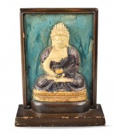 CHINESE FAHUA GLAZED PORCELAIN