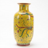 CHINESE FAMILLE JAUNE FLORAL M