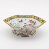CHINESE FAMILLE JAUNE HEXAGONA
