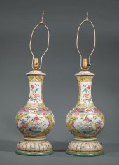 CHINESE FAMILLE JAUNE PORCELAI