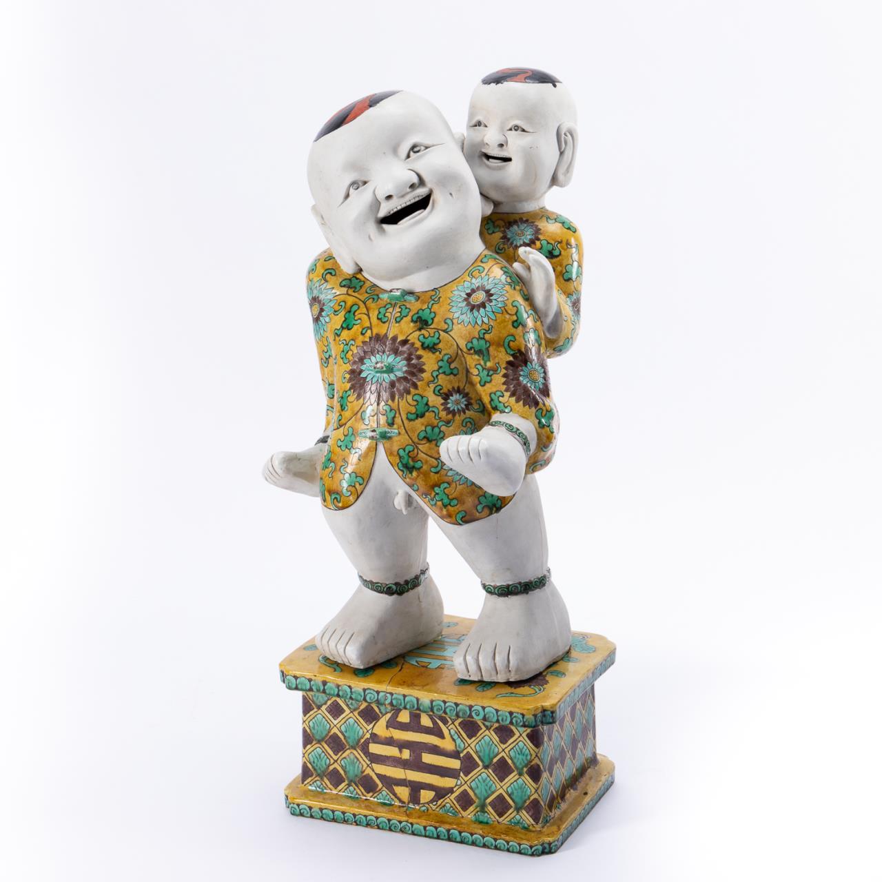 CHINESE FAMILLE JAUNE POTTERY
