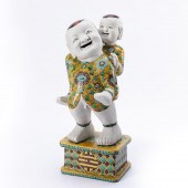 CHINESE FAMILLE JAUNE POTTERY