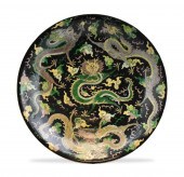 CHINESE FAMILLE NOIR CHARGER W