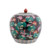 CHINESE FAMILLE NOIR LIDDED GI