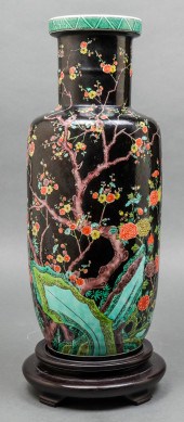 CHINESE FAMILLE NOIR PORCELAIN