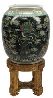 CHINESE FAMILLE NOIR PORCELAIN