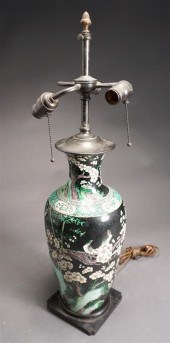 CHINESE 'FAMILLE NOIR' PORCELA
