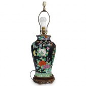 CHINESE FAMILLE NOIRE PORCELAI