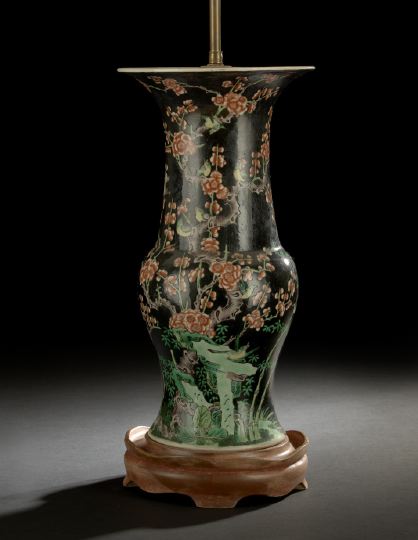 Chinese Famille Noire Porcelain Yen