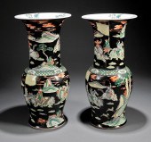 CHINESE FAMILLE NOIRE PORCELAI