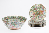 CHINESE FAMILLE ROSE BOWL AND