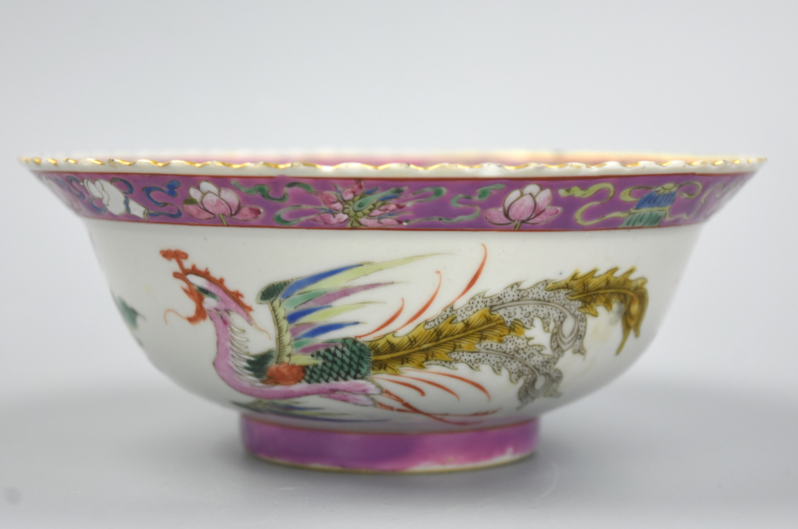 CHINESE FAMILLE ROSE BOWL W/
