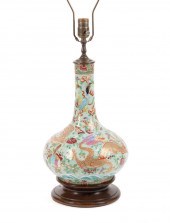 CHINESE FAMILLE ROSE CELADON B