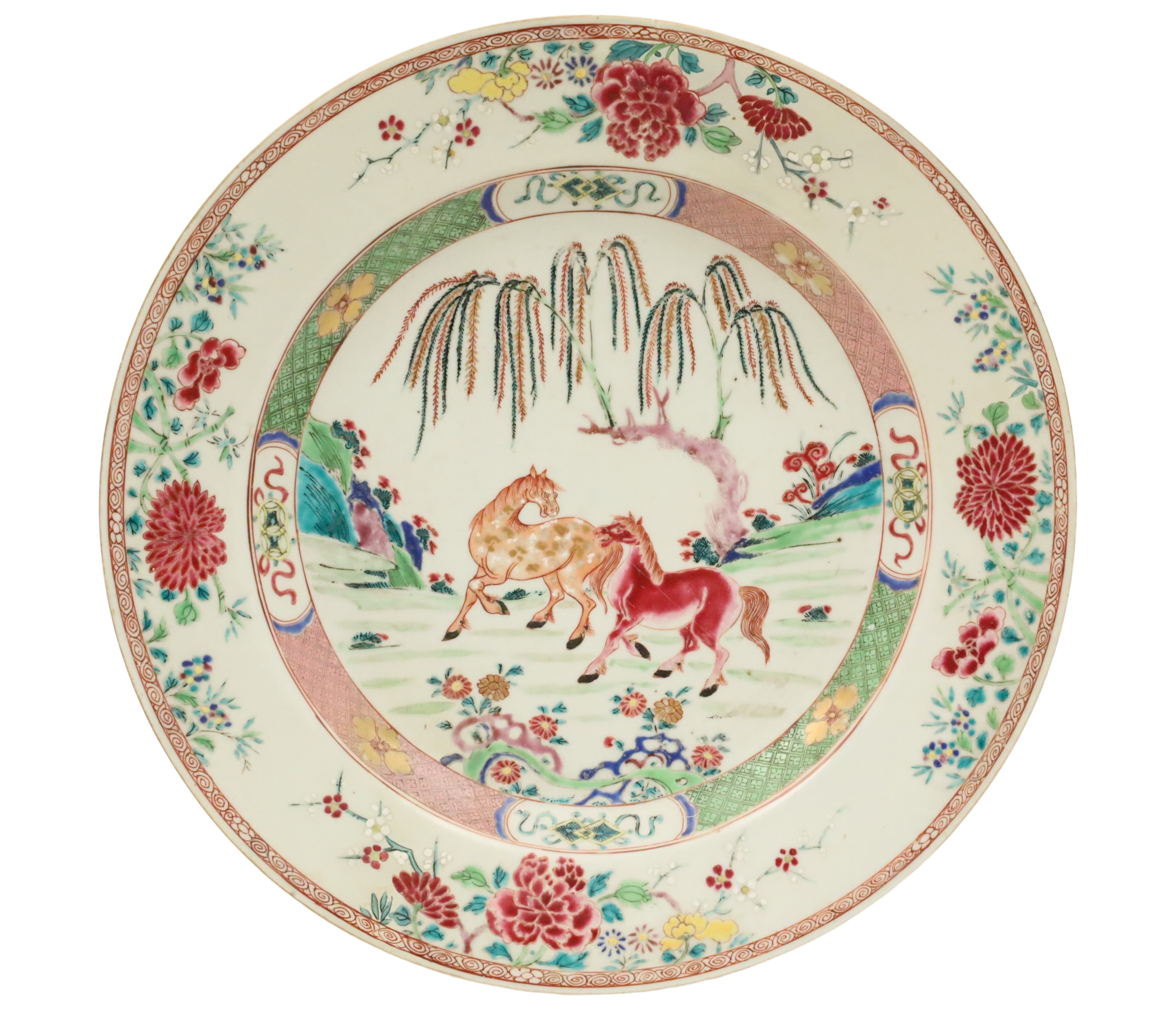 CHINESE FAMILLE ROSE CHARGER,