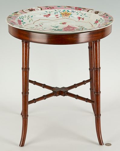 CHINESE FAMILLE ROSE CHARGER WITH