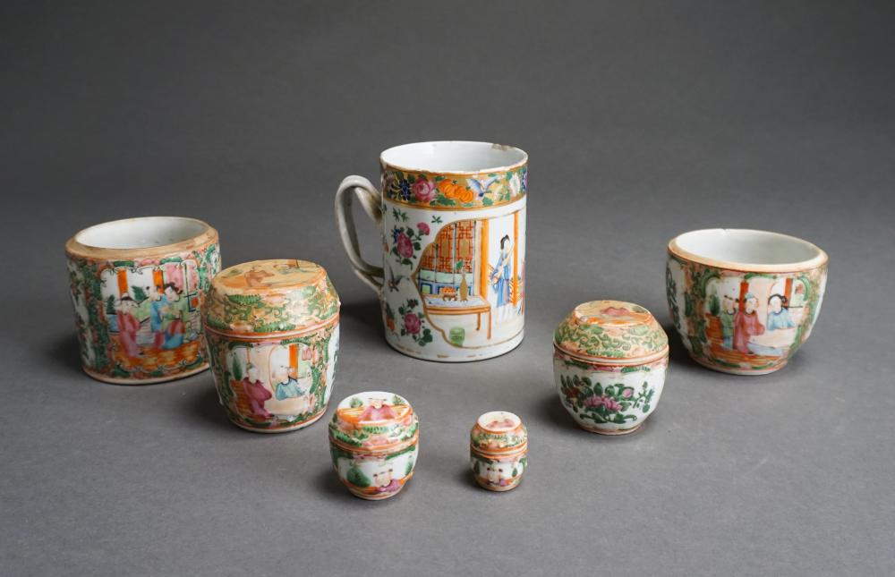 CHINESE FAMILLE ROSE CIDER MUG,