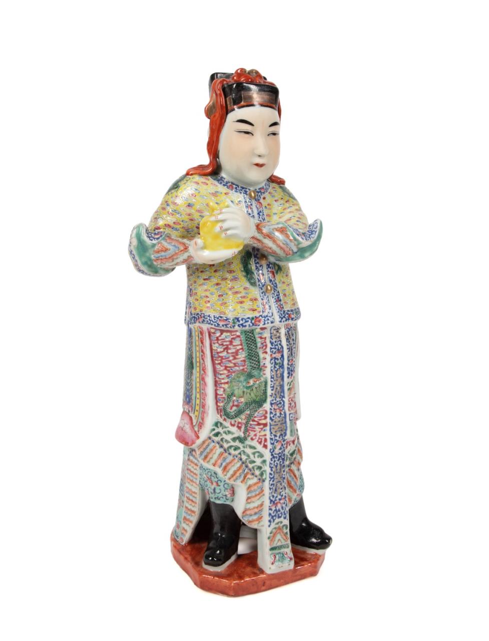CHINESE FAMILLE ROSE COURT OFFICIAL