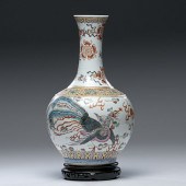 Chinese Famille Rose Dragon an