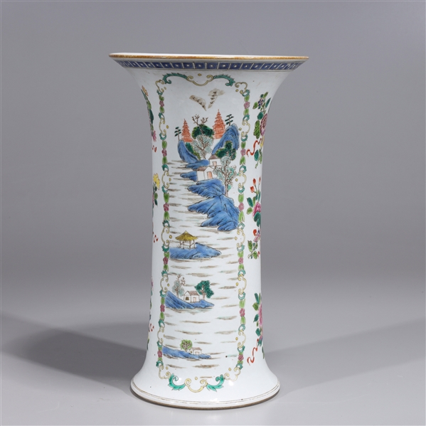 Chinese famille rose enameled