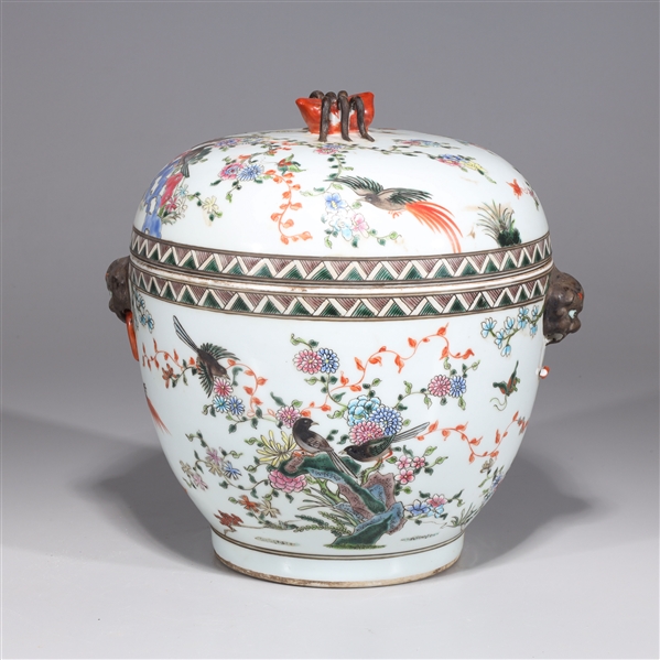 Chinese famille rose enameled
