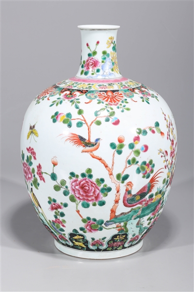 Chinese famille rose enameled