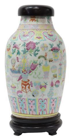 CHINESE FAMILLE ROSE ENAMELED
