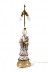 CHINESE FAMILLE ROSE FIGURE MA