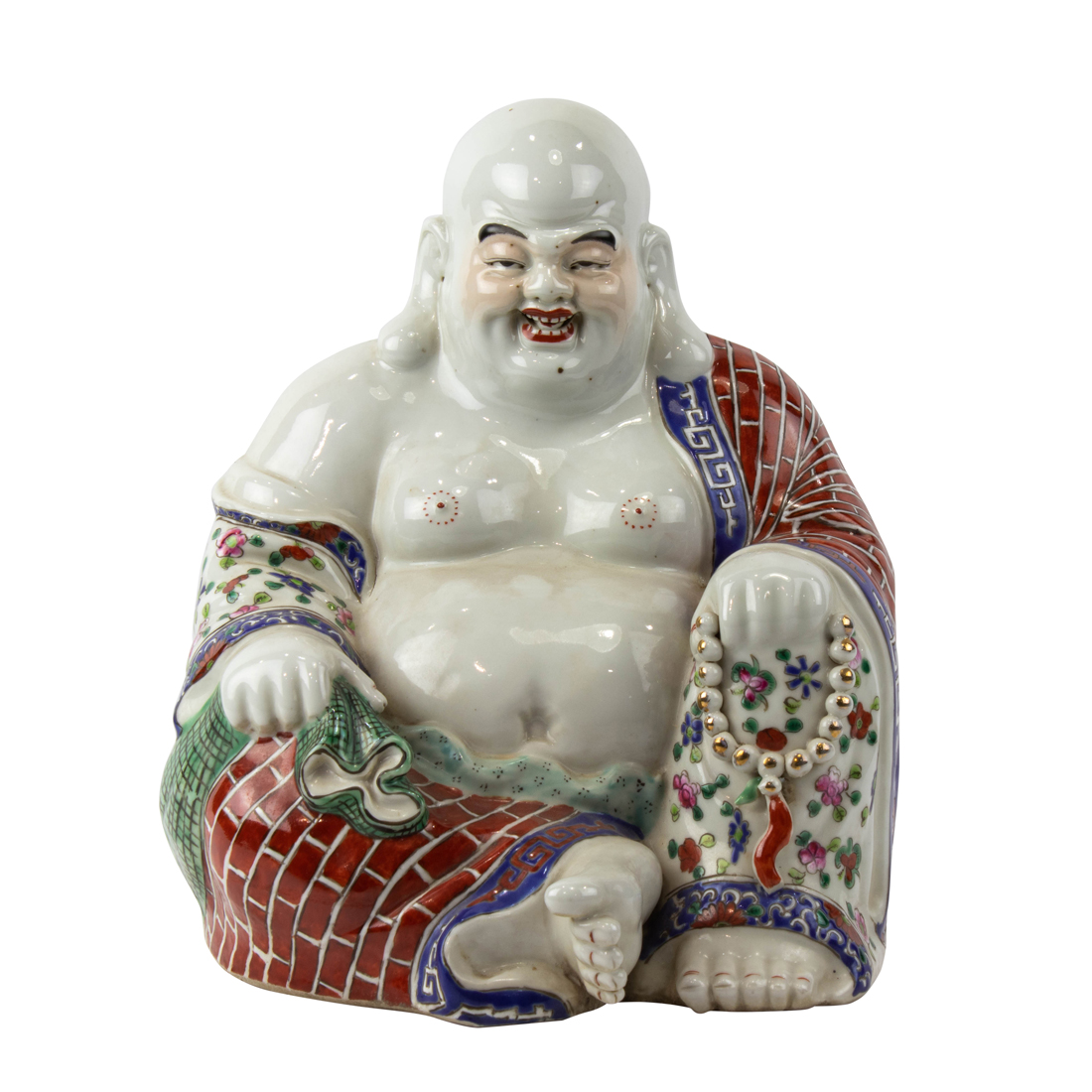 CHINESE FAMILLE ROSE FIGURE OF