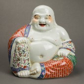 CHINESE FAMILLE ROSE FIGURE OF