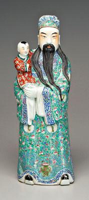 Chinese famille rose figure,