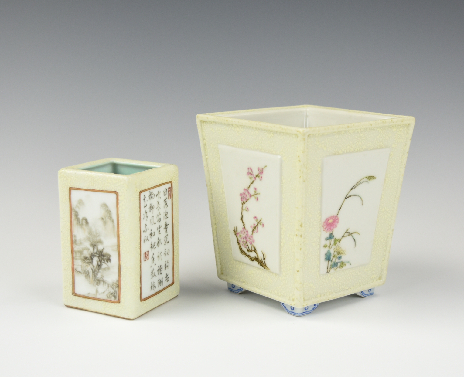CHINESE FAMILLE ROSE FLOWER BASIN