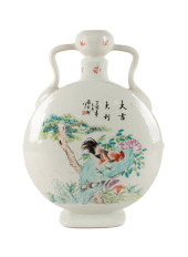 CHINESE FAMILLE ROSE GARLIC HE