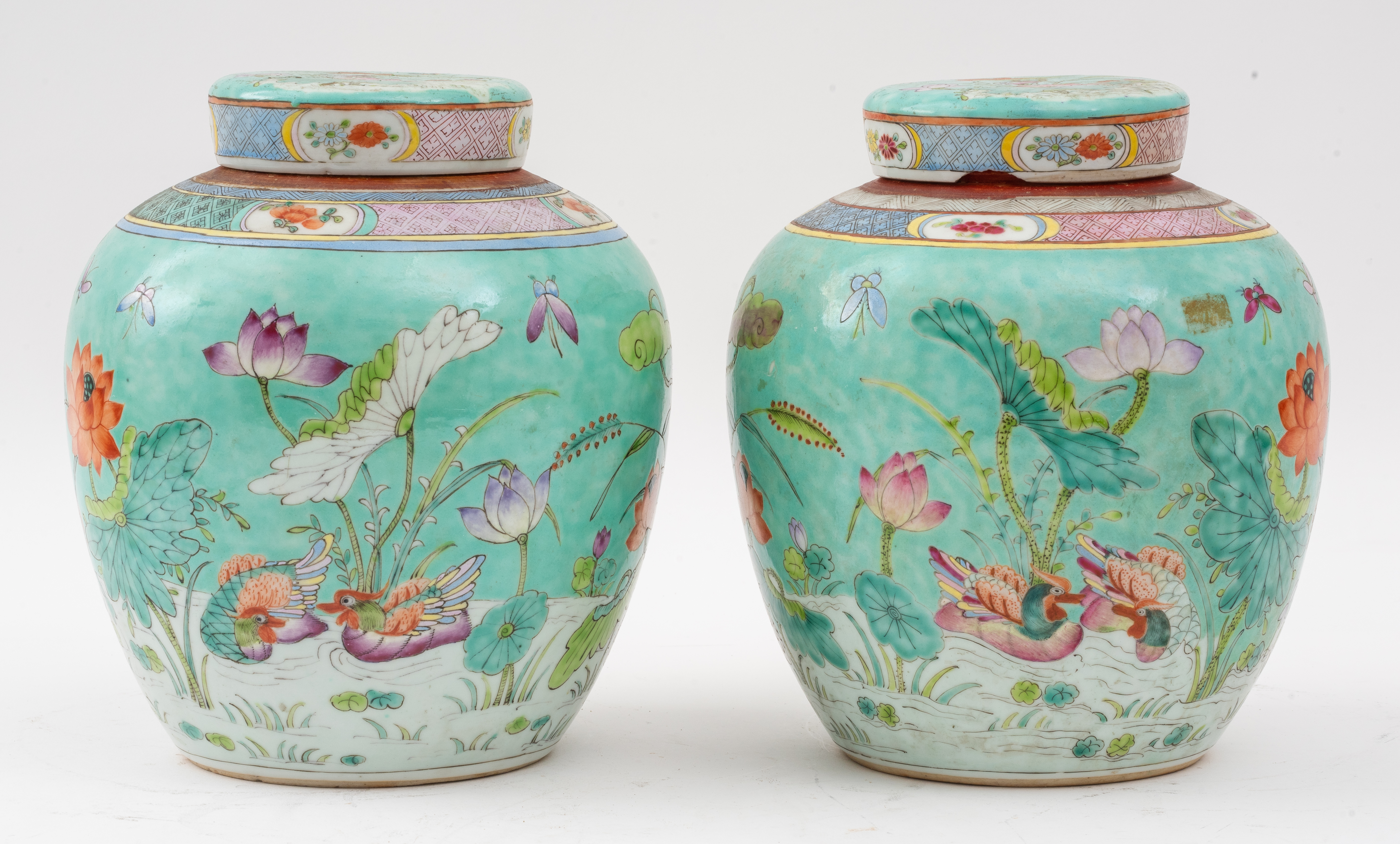 CHINESE FAMILLE ROSE LIDDED