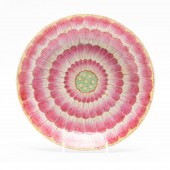 CHINESE FAMILLE ROSE LOTUS LOW