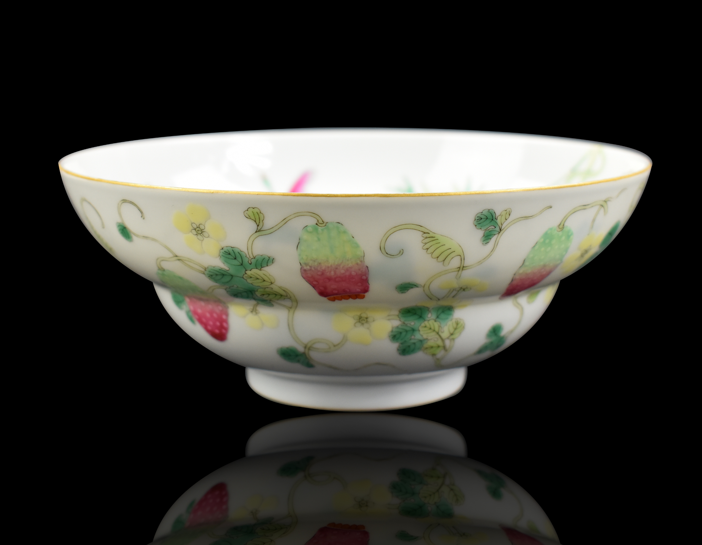 CHINESE FAMILLE ROSE "MELON"