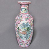 CHINESE FAMILLE ROSE MILLE FLE