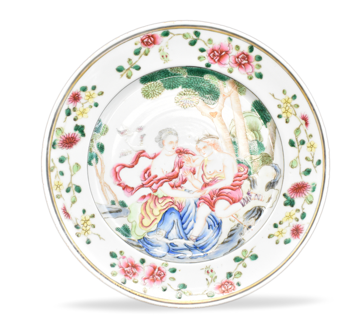 CHINESE FAMILLE ROSE MYTHOLOGICAL