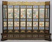 CHINESE FAMILLE ROSE PLAQUE SC