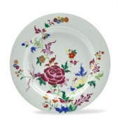 CHINESE FAMILLE ROSE PLATE, YO