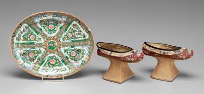 Chinese famille rose platter,