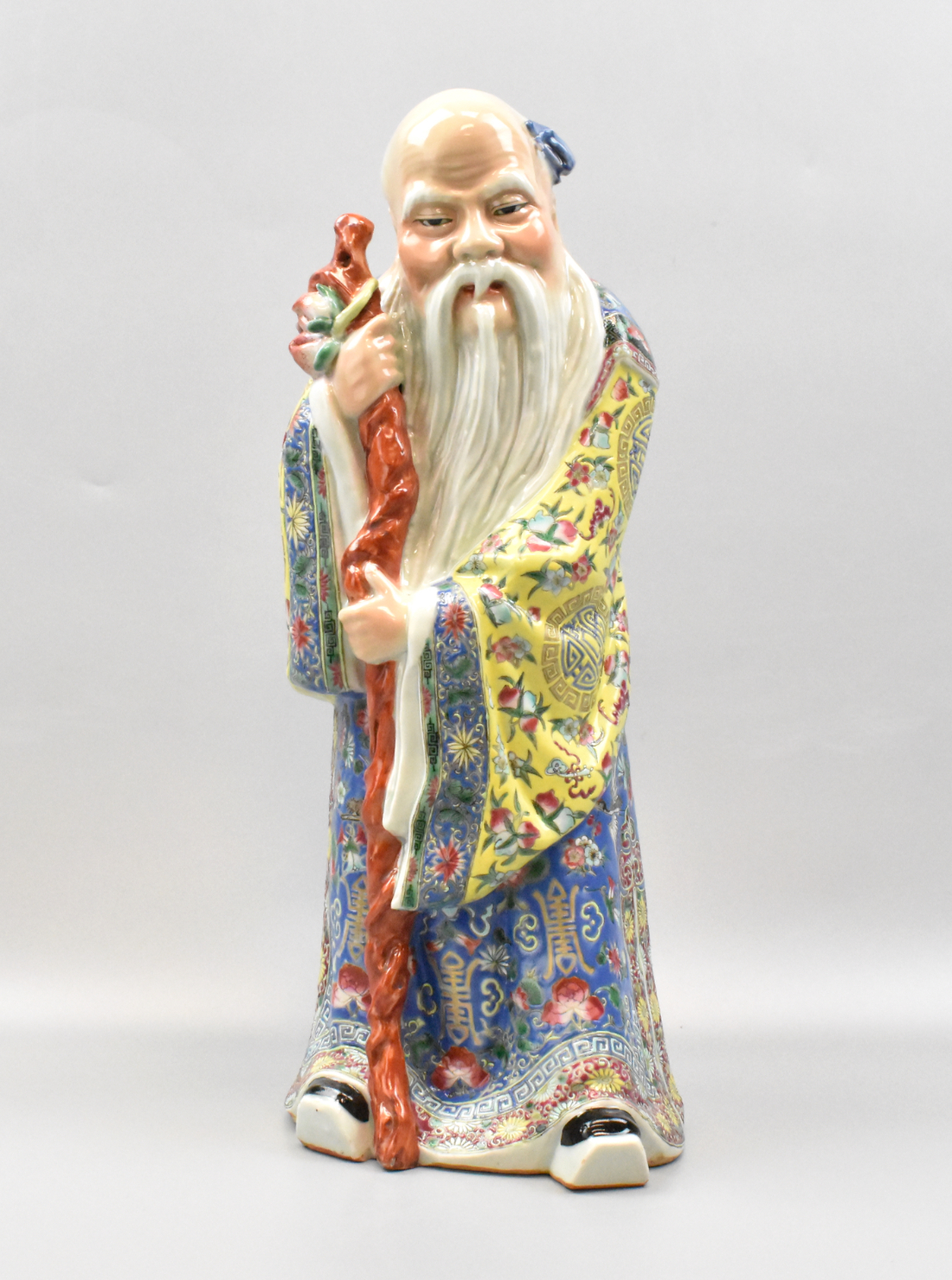 CHINESE FAMILLE ROSE "SHOU"