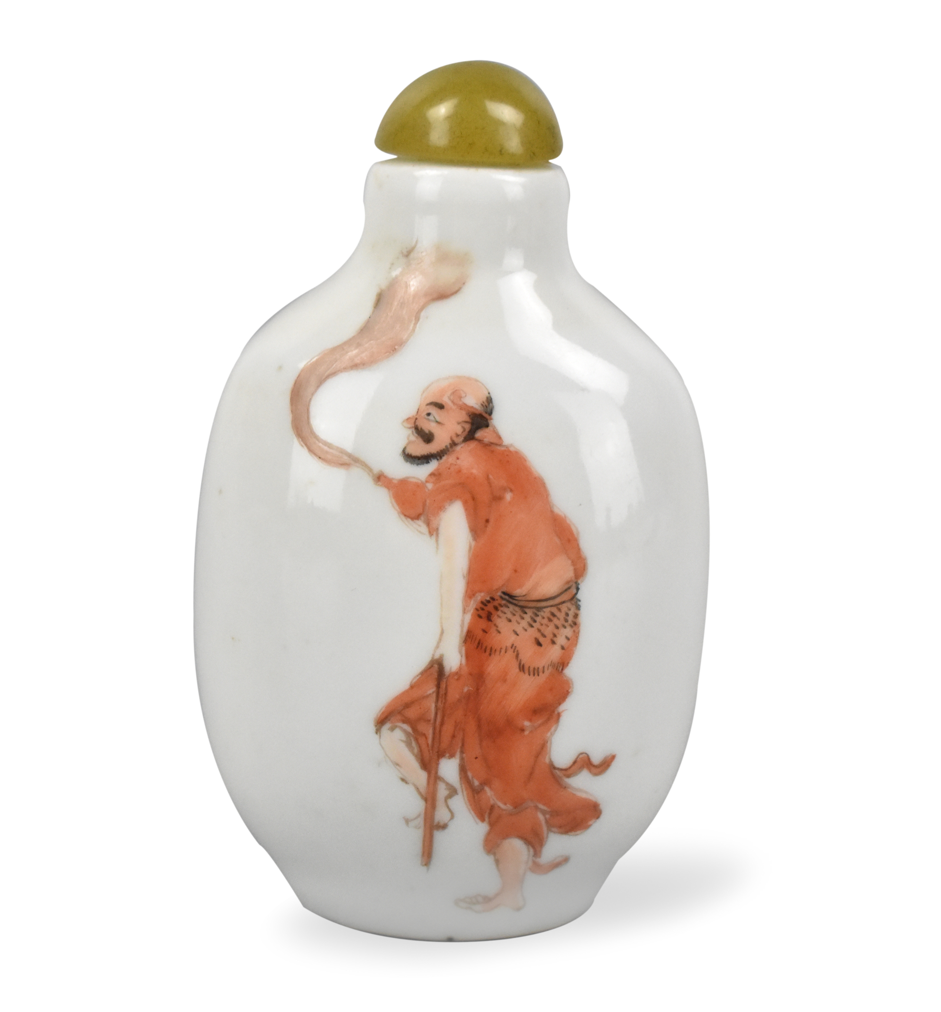 CHINESE FAMILLE ROSE SNUFF BOTTLE