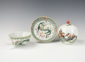CHINESE FAMILLE ROSE TEA SET &